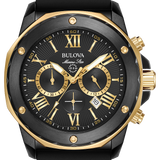 Marine Star Chronograph Watch Black IP Chronograph  98B278