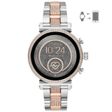 Michael Kors Sofie Heart Rate Pave Two-Tone Smartwatch