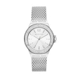 Michael Kors Women's Lennox | Silver Dial | Stainless Steel Mesh Bracelet