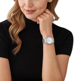 Michael Kors Women's Lennox | Silver Dial | Stainless Steel Mesh Bracelet