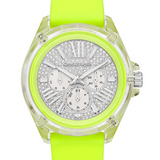 Michael Kors Wren Pave Neon Watch