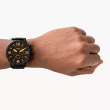 Nate Chronograph Black Stainless Steel