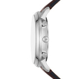 Neutra Chronograph Brown Leather Watch and Bracelet Box Set