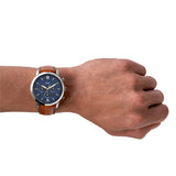 Neutra Chronograph Brown Leather Watch