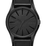 Nixon Sentry Leather Watch