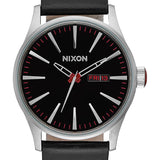 Nixon Sentry Leather Watch