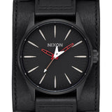 Nixon Sentry Leather Watch