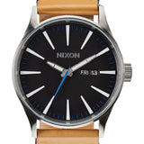 Nixon Sentry Leather Watch