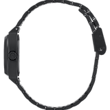 Nixon Small Time Teller All Black and Rose Gold