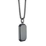 Octagon Dogtag Pendant