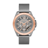 Oversized Brecken Gunmetal Mesh Watch