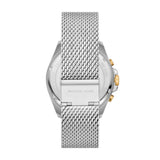 Oversized Brecken Two-Tone Mesh Watch Gift Set