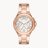 Oversized Camille Chronograph Rose-Gold Tone Watch