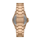 Oversized Everest Beige Gold-Tone Watch