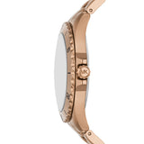 Oversized Everest Beige Gold-Tone Watch