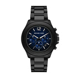 Oversized Sage Black-Tone Watch MK9193