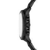 Oversized Sage Black-Tone Watch MK9193