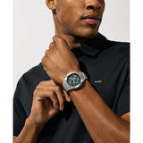 Oversized Sage Silver-Tone Watch MK9191