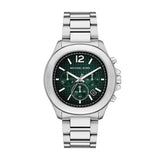 Oversized Sage Silver-Tone Watch MK9191