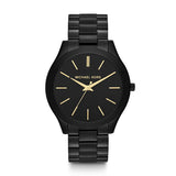 Oversized Slim Runway Black-Tone Watch