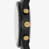 Oversized Warren Black-Tone Watch MK9113