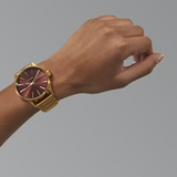 Oxblood/ Gold Sentry SS