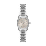 Petite Lexington Pave Silver-Tone Watch MK4843