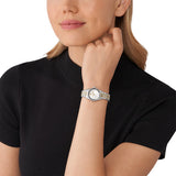 Petite Lexington Pave Two-Tone Watch