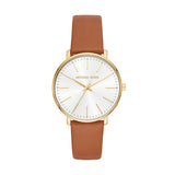 Pyper Gold-Tone Leather Watch