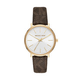 Pyper Logo and Gold-Tone Watch