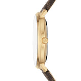 Pyper Logo and Gold-Tone Watch