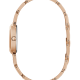 ROSE GOLD TONE CASE ROSE GOLD TONE STAINLESS STEEL WATCH