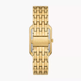 Raquel Three-Hand Date Gold-Tone Watch