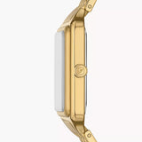 Raquel Three-Hand Date Gold-Tone Watch ES5341
