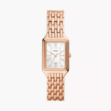 Raquel Three-Hand Date Rose Gold-Tone Stainless Steel