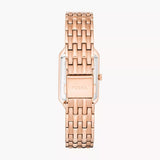 Raquel Three-Hand Date Rose Gold-Tone Stainless Steel