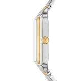 Raquel Three-Hand Date Two-Tone Stainless Steel Watch