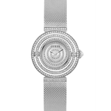 SILVER TONE CASE SILVER TONE MESH WATCH