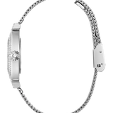 SILVER TONE CASE SILVER TONE MESH WATCH