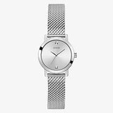 SILVER TONE CASE SILVER TONE MESH WATCH
