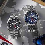 Seiko 5 Sports GMT SSK003K1 'Black Grape'