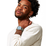 Silver / Dusty Blue / DK Forest Sentry Leather