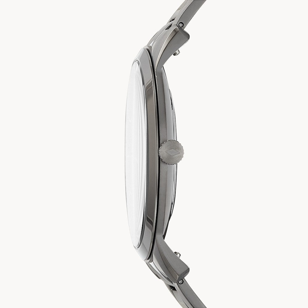 The Minimalist Three-Hand Smoke Stainless Steel Watch FS5459