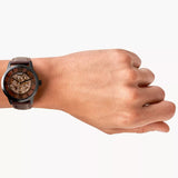 Townsman Automatic Dark Brown Leather Watch