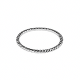 Twisted Ring 14K White Gold