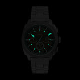 Fossil Machine Red Multifunction Watch  FS6144