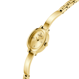 Gold-Tone Oval Analog Watch GW0924L2