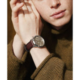 Neutra Chronograph Brown Leather Watch FS6129