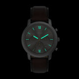 Neutra Chronograph Brown Leather Watch FS6129