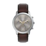 Neutra Chronograph Brown Leather Watch FS6129